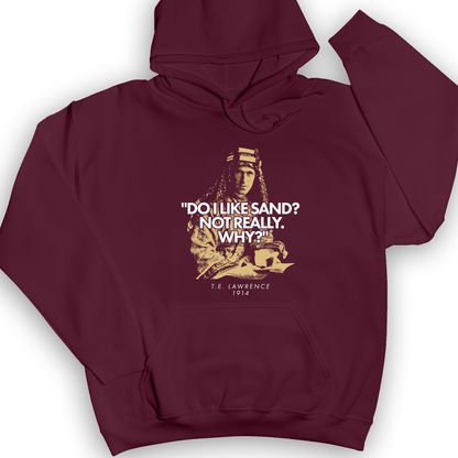Lawrence Of Arabia Hoodie Maroon / S