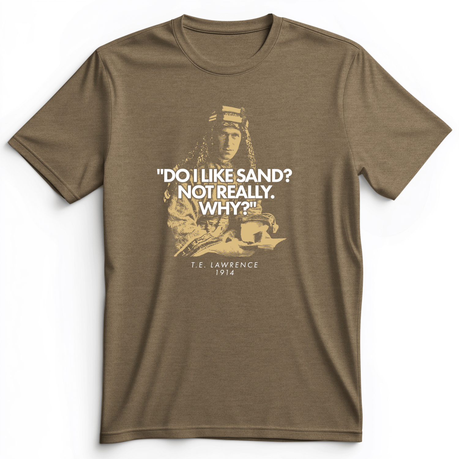 Lawrence Of Arabia Premium Tee Heather Olive / S