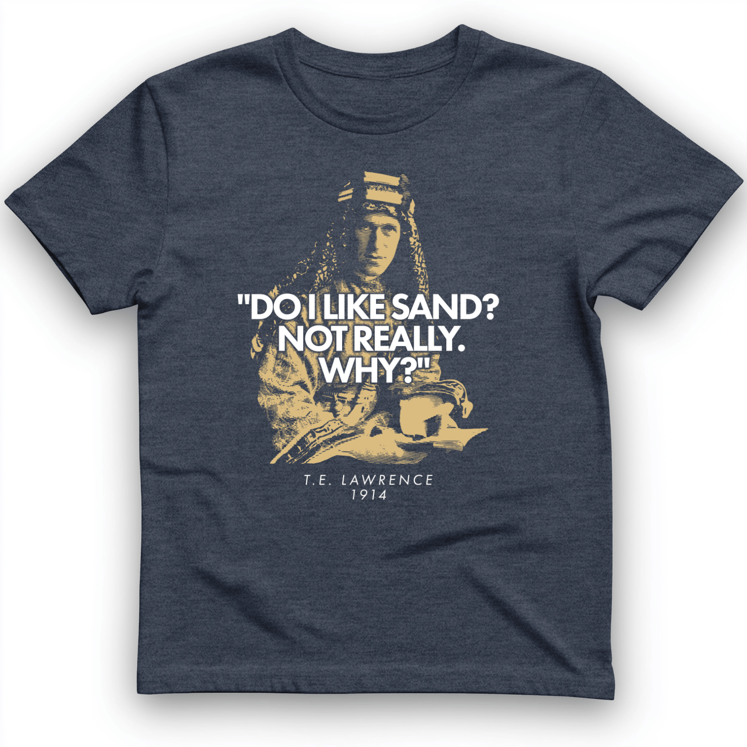Lawrence Of Arabia T-Shirt Heather Navy / S