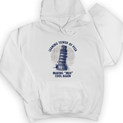 Leaning Tower of Pisa Hoodie White / S