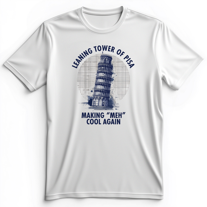 Leaning Tower of Pisa Premium Tee White / S