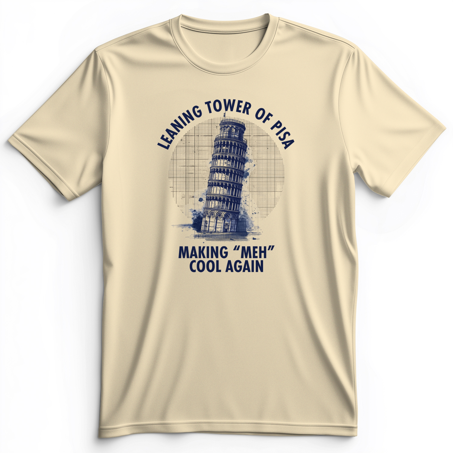 Leaning Tower of Pisa Premium Tee Natural / S