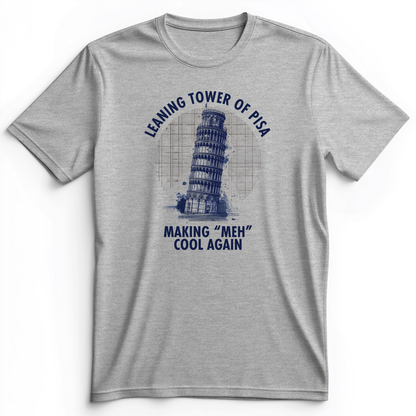 Leaning Tower of Pisa Premium Tee Athletic Heather / S