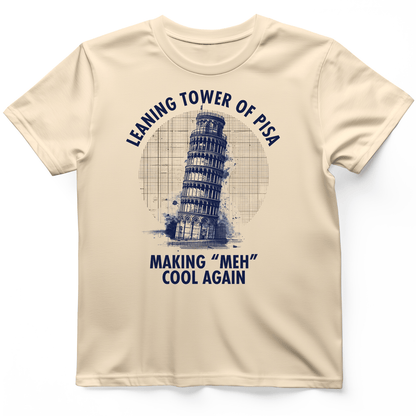 Leaning Tower of Pisa T-Shirt Natural / S