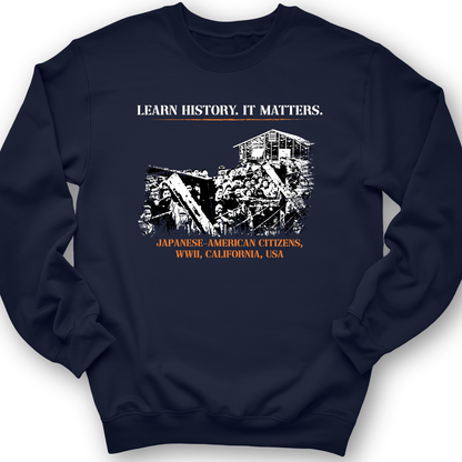 Learn History It Matters Crewneck Navy / S
