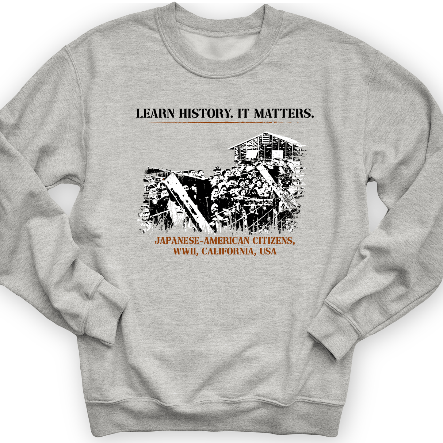 Learn History It Matters Crewneck Sport Grey / S