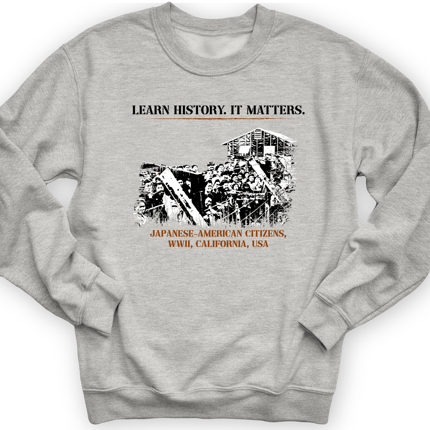 Learn History It Matters Crewneck Sport Grey / S