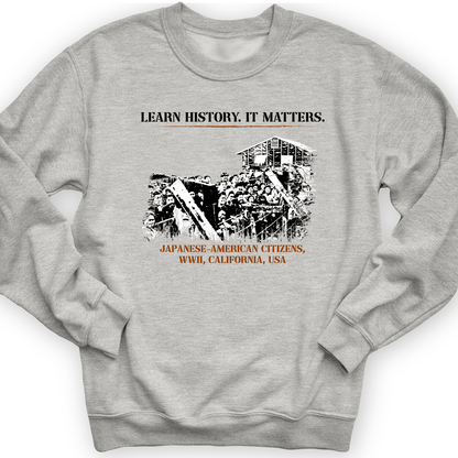 Learn History It Matters Crewneck Sport Grey / S
