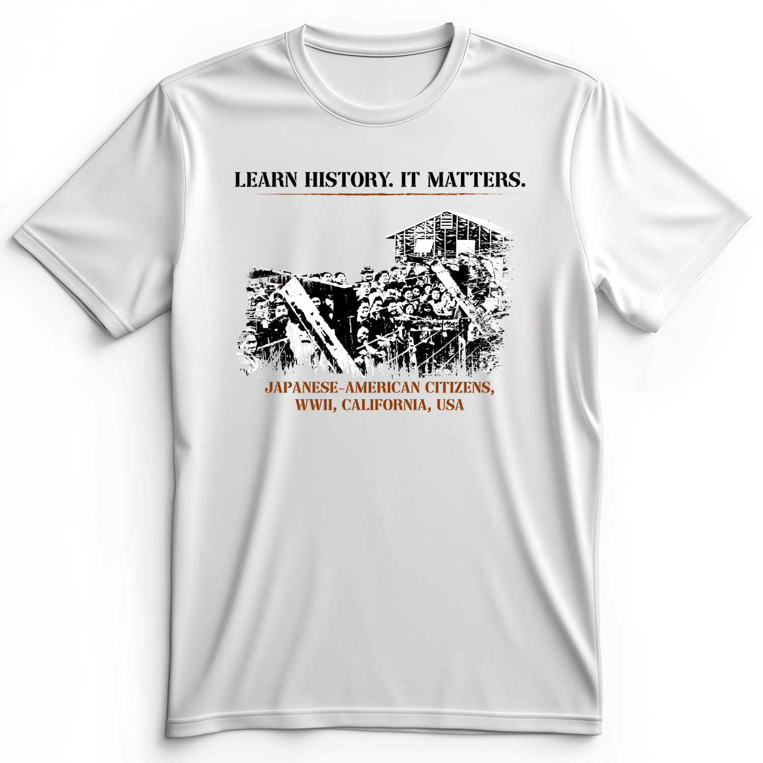 Learn History It Matters Premium Tee White / S