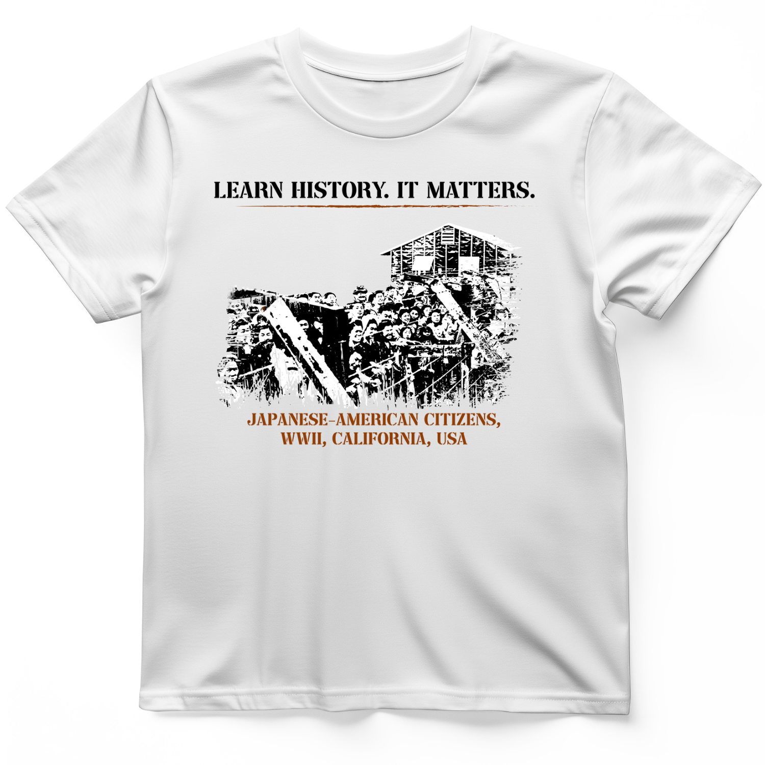 Learn History It Matters T-Shirt White / S