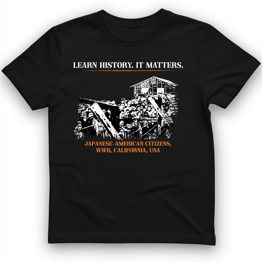 Learn History It Matters T-Shirt Black / S