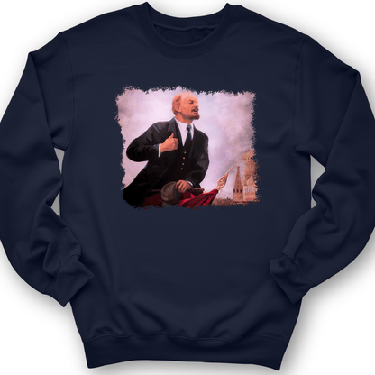 Lenin Crewneck Navy / S