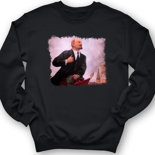 Lenin Crewneck Black / S