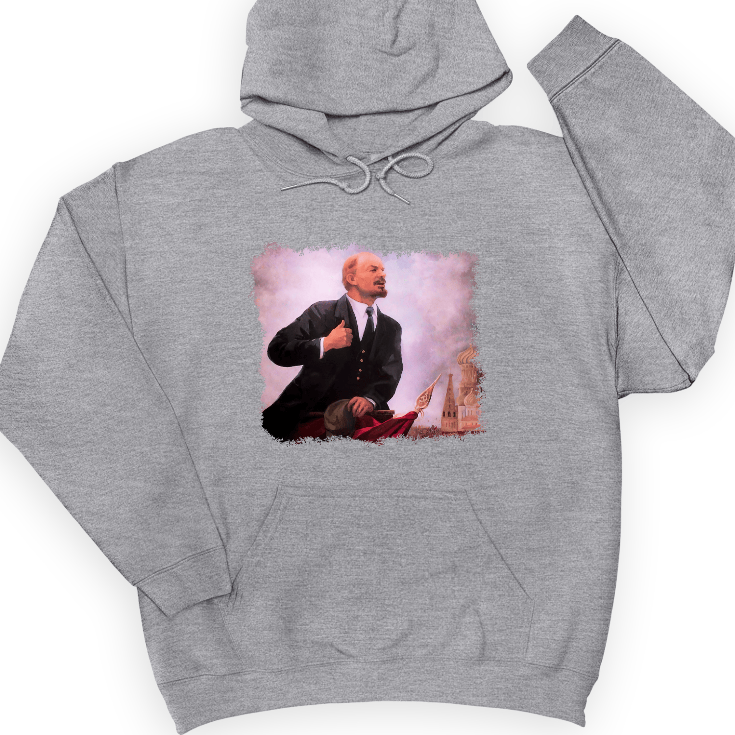Lenin Hoodie Sport Grey / S