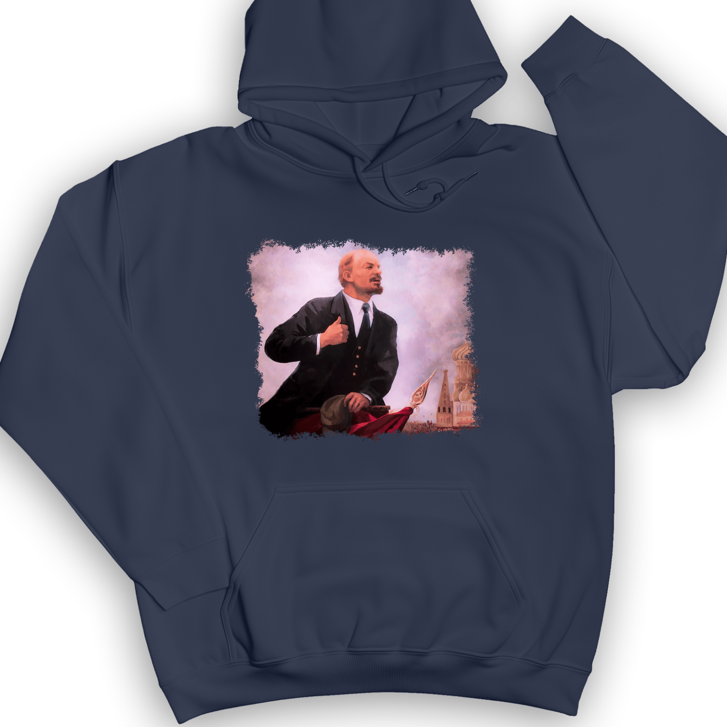 Lenin Hoodie Navy / S