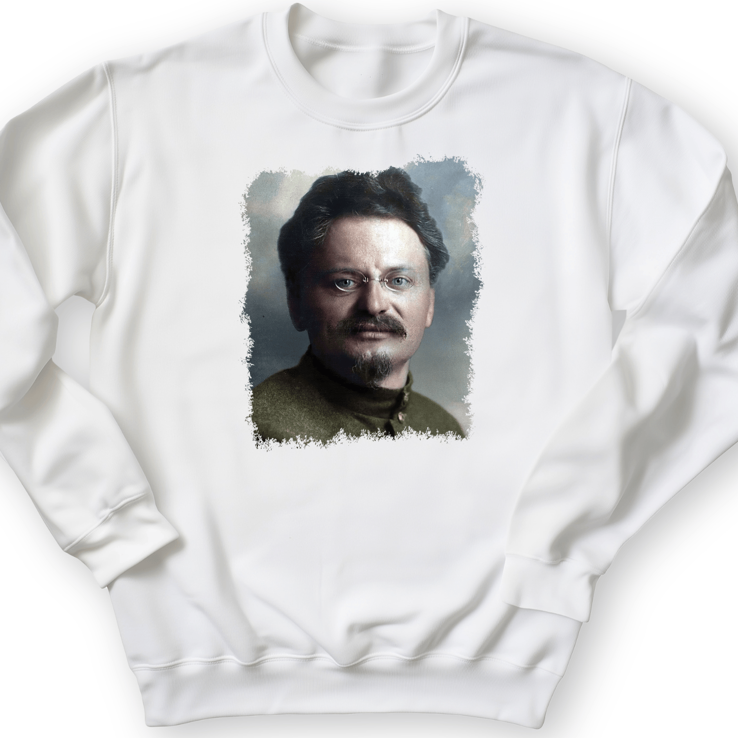 Leon Trotsky Crewneck White / S
