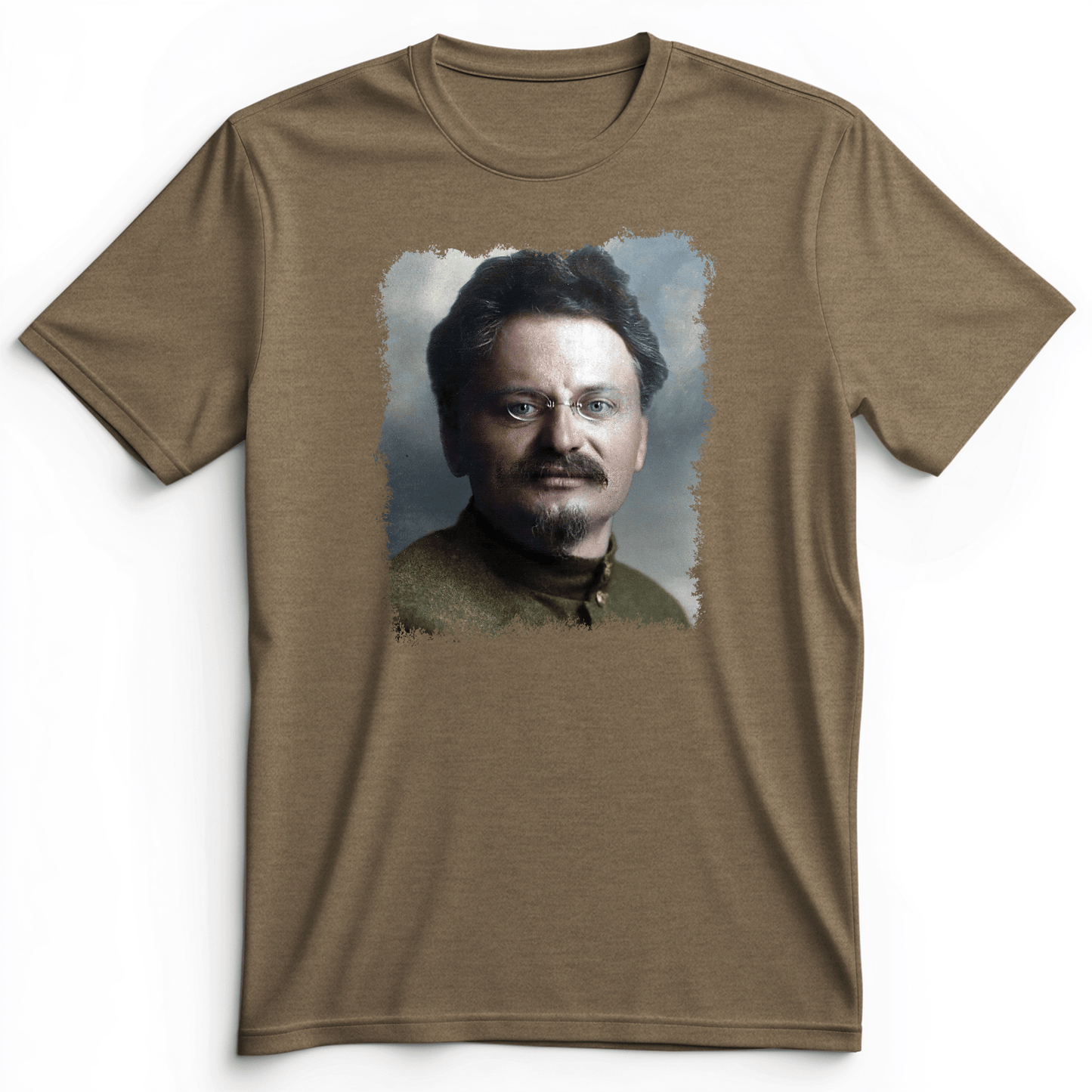Leon Trotsky Premium Tee Heather Olive / S