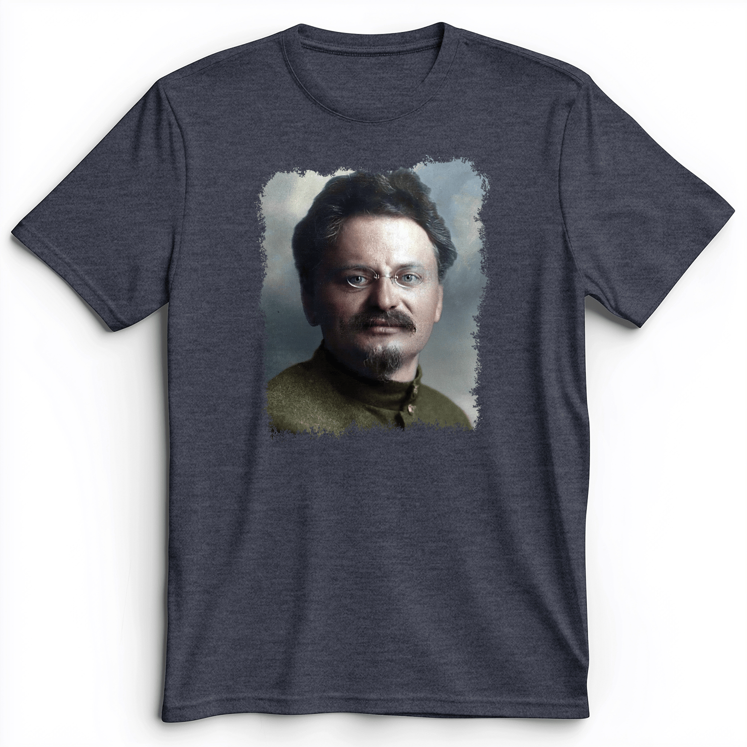 Leon Trotsky Premium Tee Heather Navy / S
