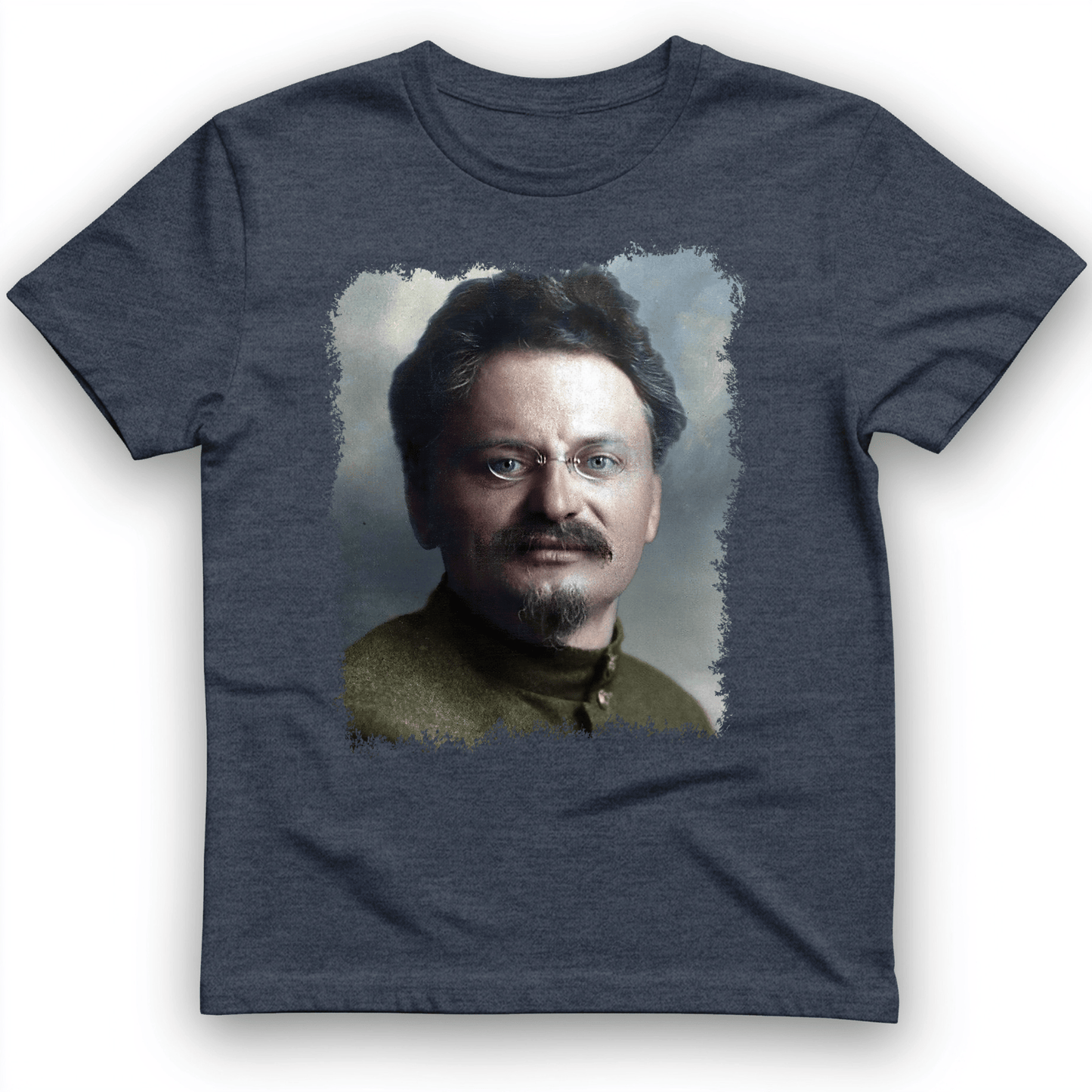 Leon Trotsky T-Shirt Heather Navy / S