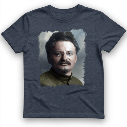 Leon Trotsky T-Shirt Heather Navy / S