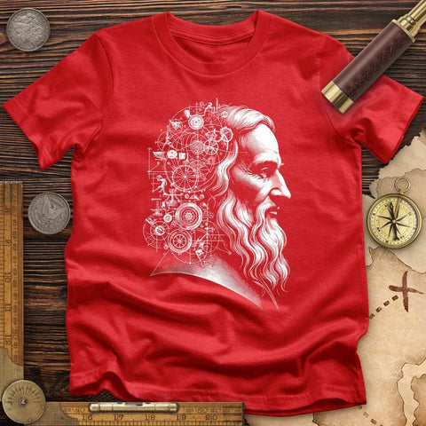 Leonardo's Engine T-Shirt Red / S