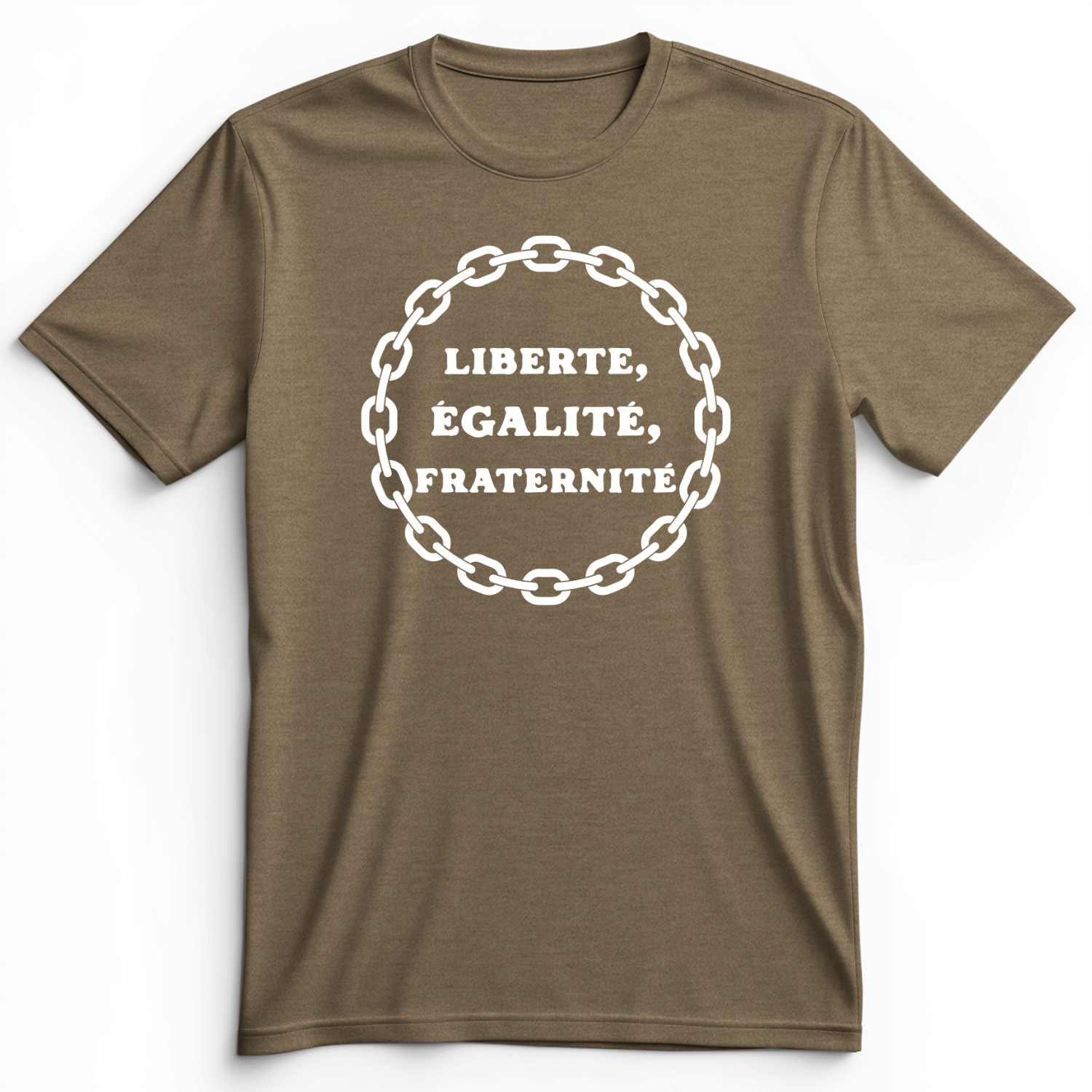 Liberte Egalite Fraternite Premium Tee Heather Olive / S
