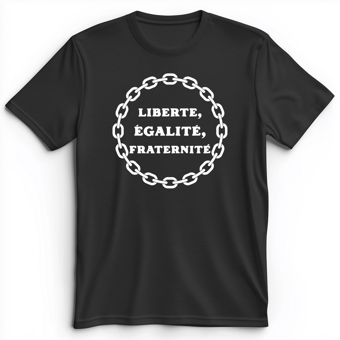 Liberte Egalite Fraternite Premium Tee Dark Grey Heather / S
