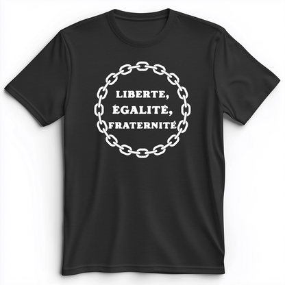 Liberte Egalite Fraternite Premium Tee Dark Grey Heather / S