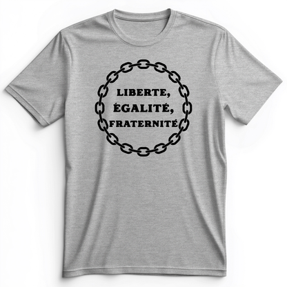 Liberte Egalite Fraternite Premium Tee Athletic Heather / S