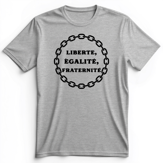 Liberte Egalite Fraternite Premium Tee Athletic Heather / S