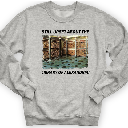 Library Of Alexandria Crewneck Sport Grey / S
