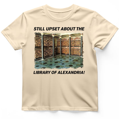 Library Of Alexandria Premium Tee Natural / S