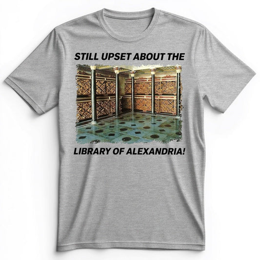 Library Of Alexandria Premium Tee Athletic Heather / S