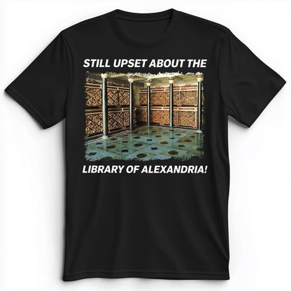 Library Of Alexandria Premium Tee Black / S