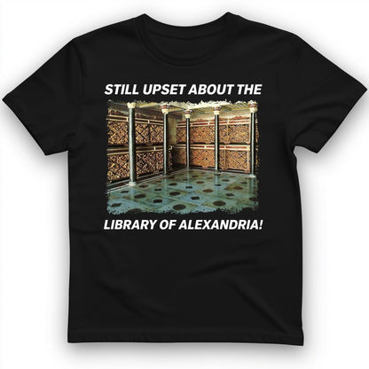 Library Of Alexandria T-Shirt Black / S