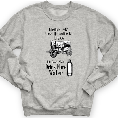 Life Goals Crewneck Sport Grey / S