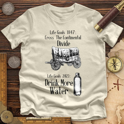 Life Goals High Quality Tee Natural / S