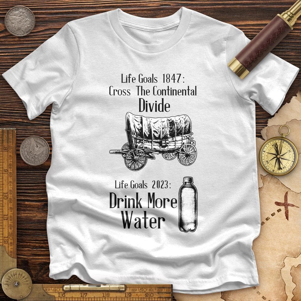 Life Goals High Quality Tee White / S