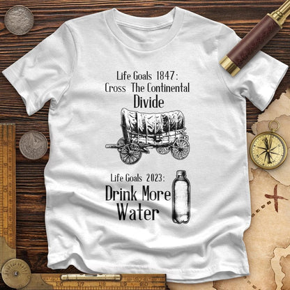 Life Goals High Quality Tee White / S