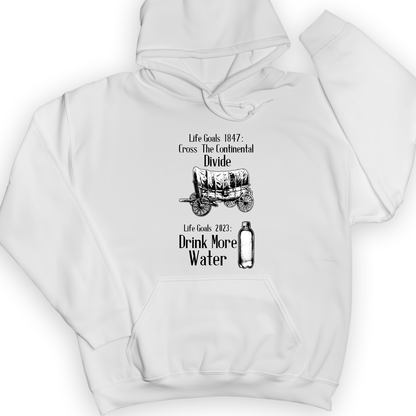 Life Goals Hoodie White / S