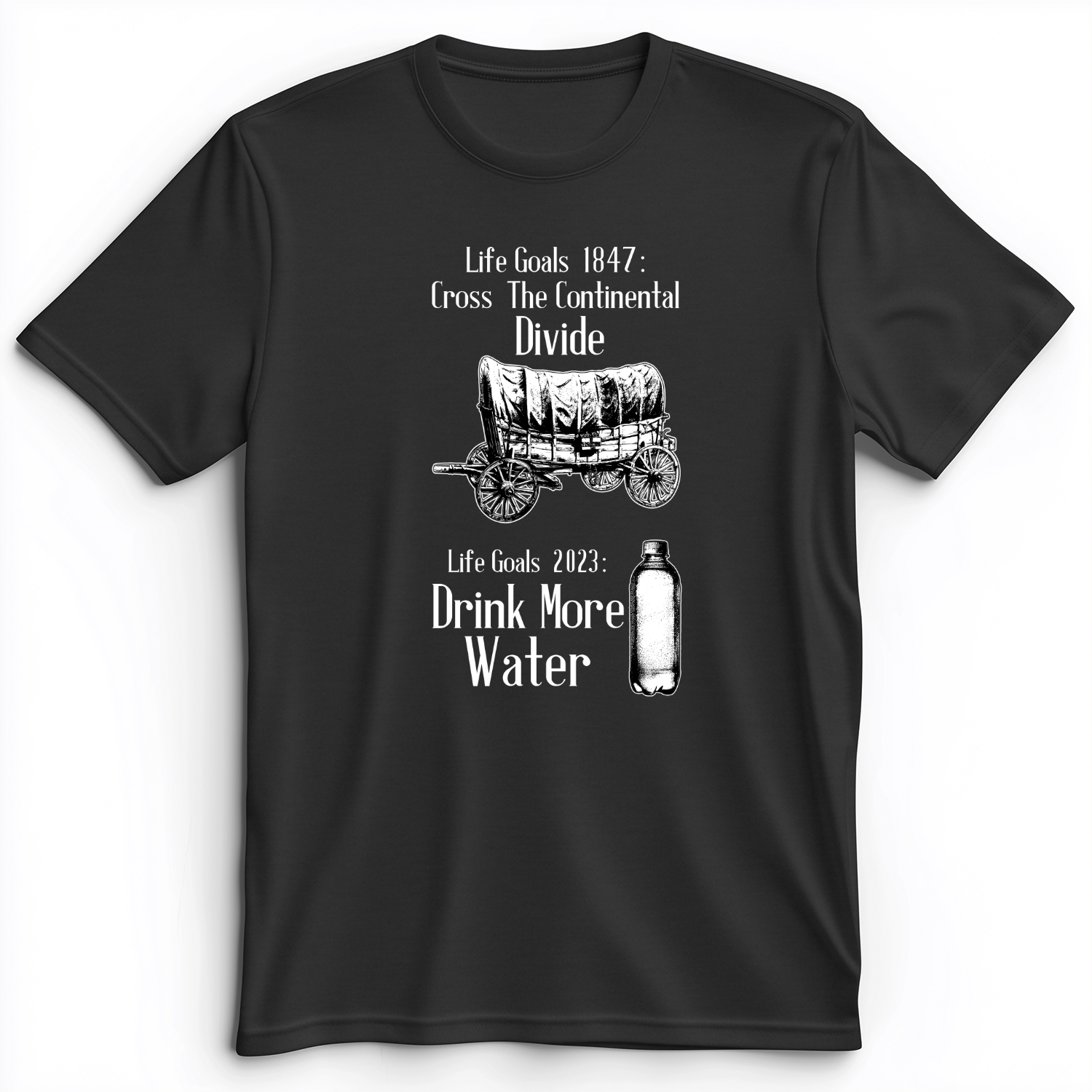 Life Goals Premium Tee Dark Grey Heather / S