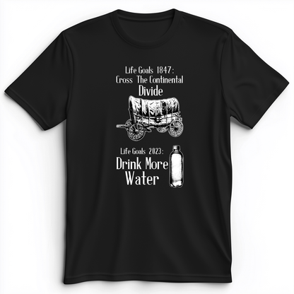 Life Goals Premium Tee Black / S