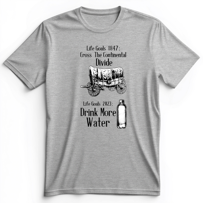 Life Goals Premium Tee Athletic Heather / S