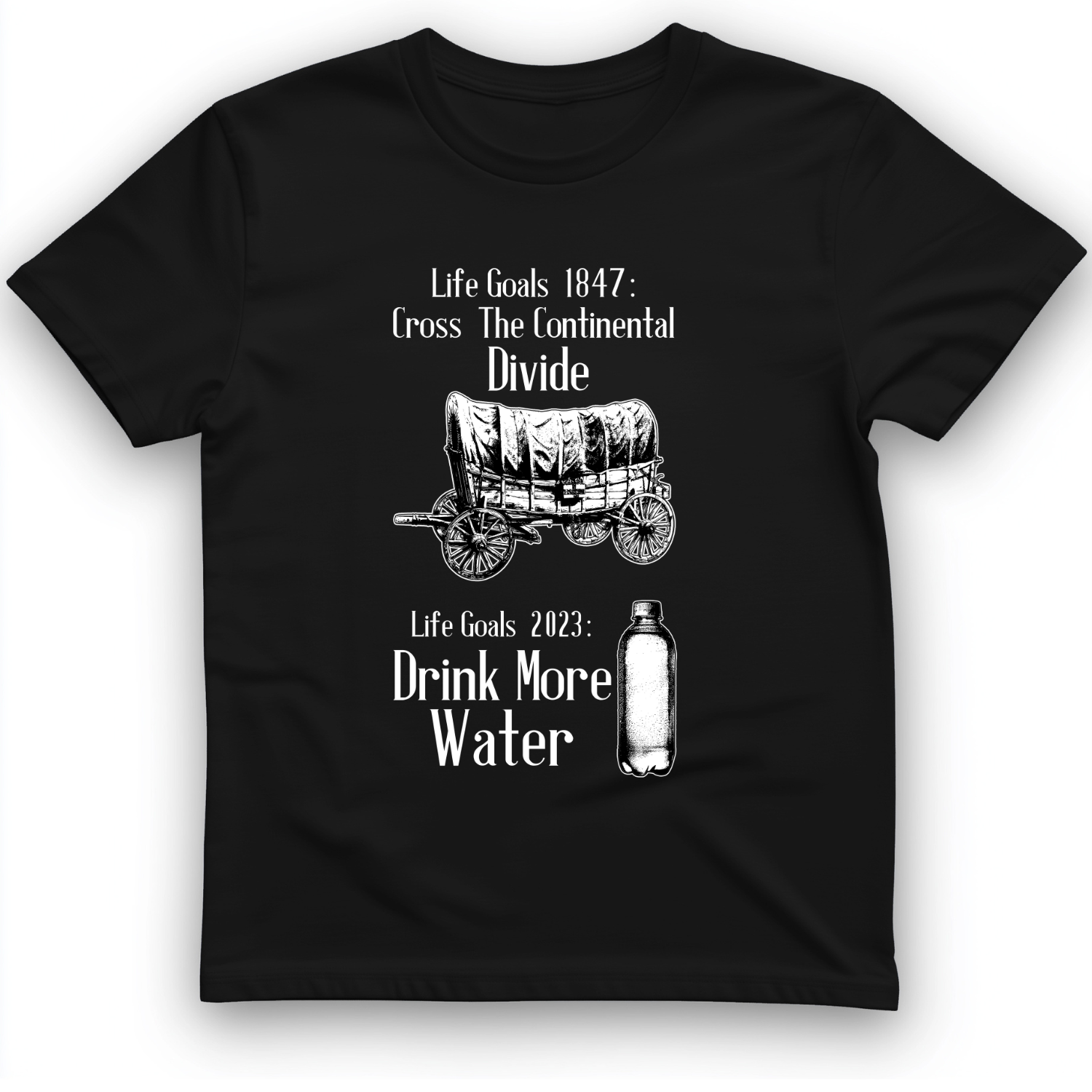 Life Goals T-Shirt Black / S