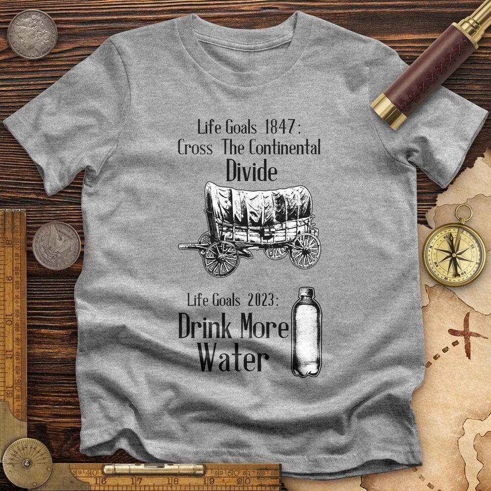 Life Goals T-Shirt Sport Grey / S