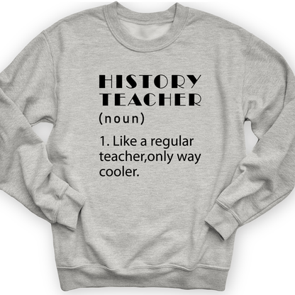 Like A Regular Teacher Crewneck Sport Grey / S