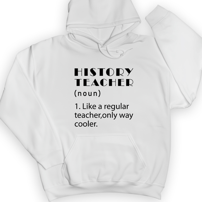 Like A Regular Teacher Hoodie White / S