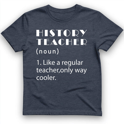 Like A Regular Teacher T-Shirt Heather Navy / S