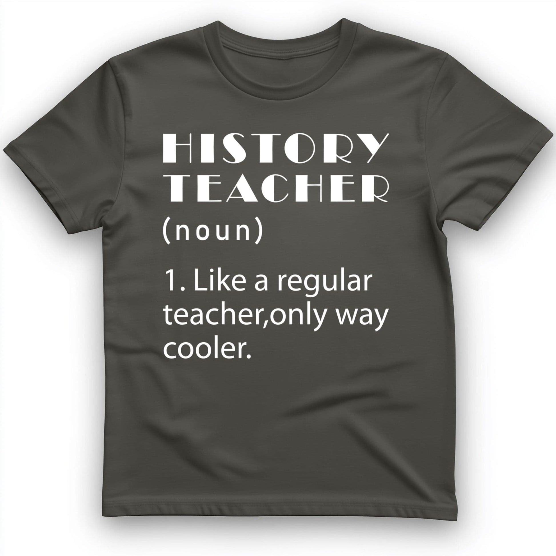 Like A Regular Teacher T-Shirt Charcoal / S