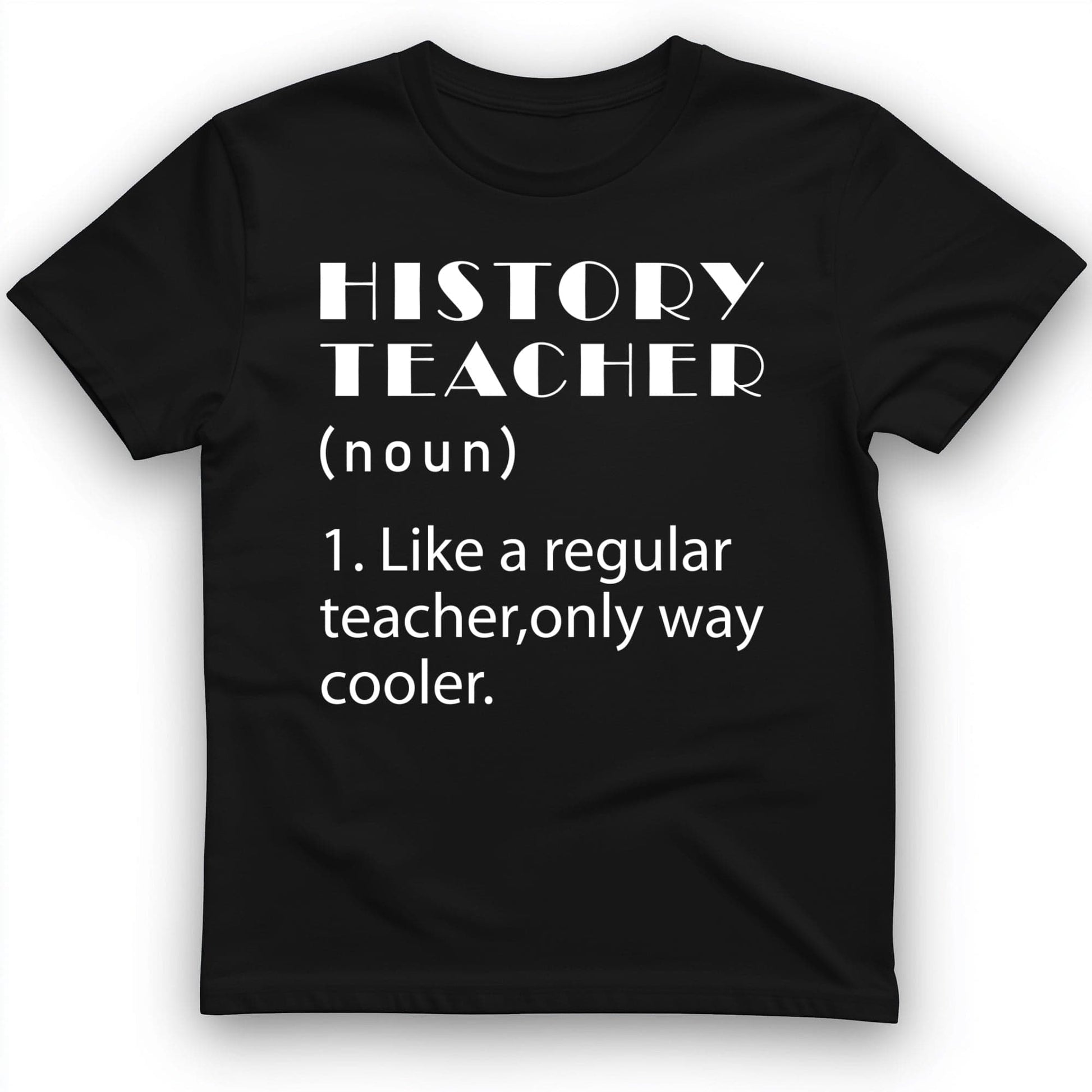 Like A Regular Teacher T-Shirt Black / S